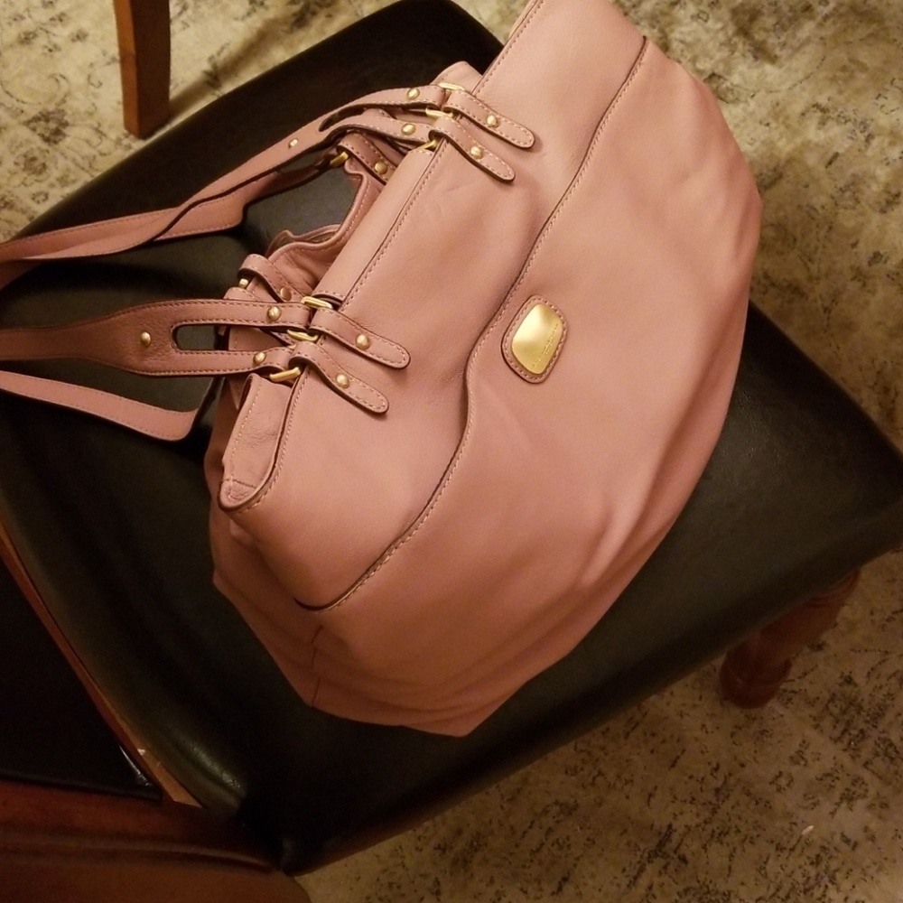 Donna Karan rosewood large satchel